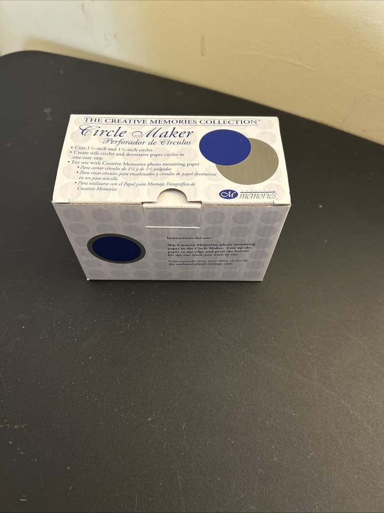 Creative Memories New Circle Maker 1.25 X 1.50