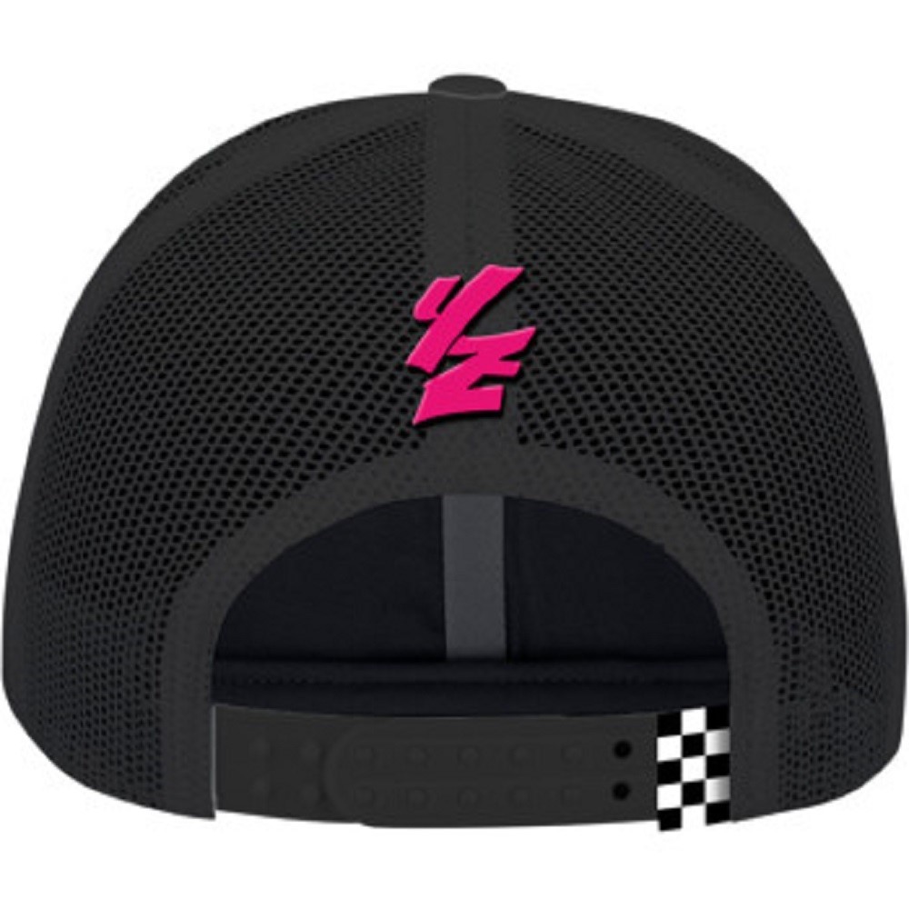 Licensed Yamaha White Graffiti Flat Bill Snapback Hat - One Size