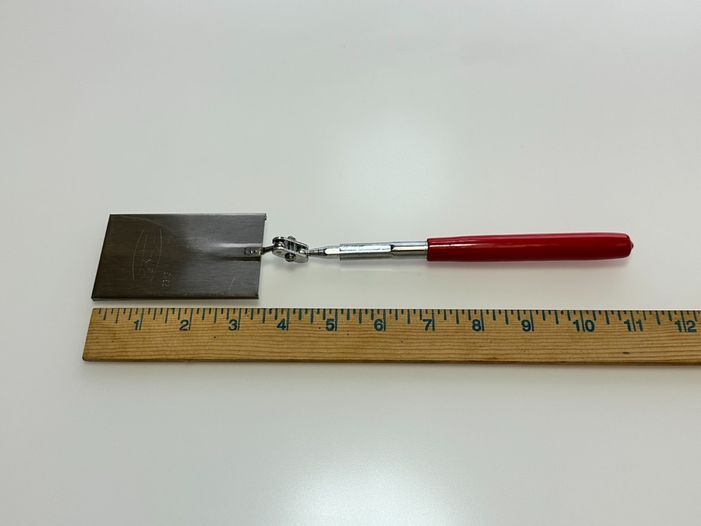 NEW Proto Tools USA 2373 Telescopic Rectangular Inspection Mirror, Red Grip