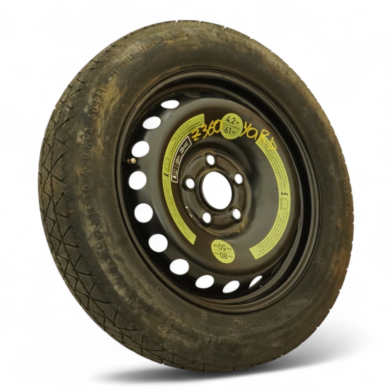 2006 - 2007 Mercedes CLS500 CLS550 C219 Rim Spare Wheel 16x3.5j 5-112mm Et17 OEM