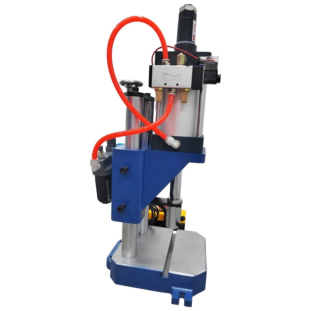 110V Pneumatic Punch Machine Punch Press with Controller 1763lbs 0.98" Clamp