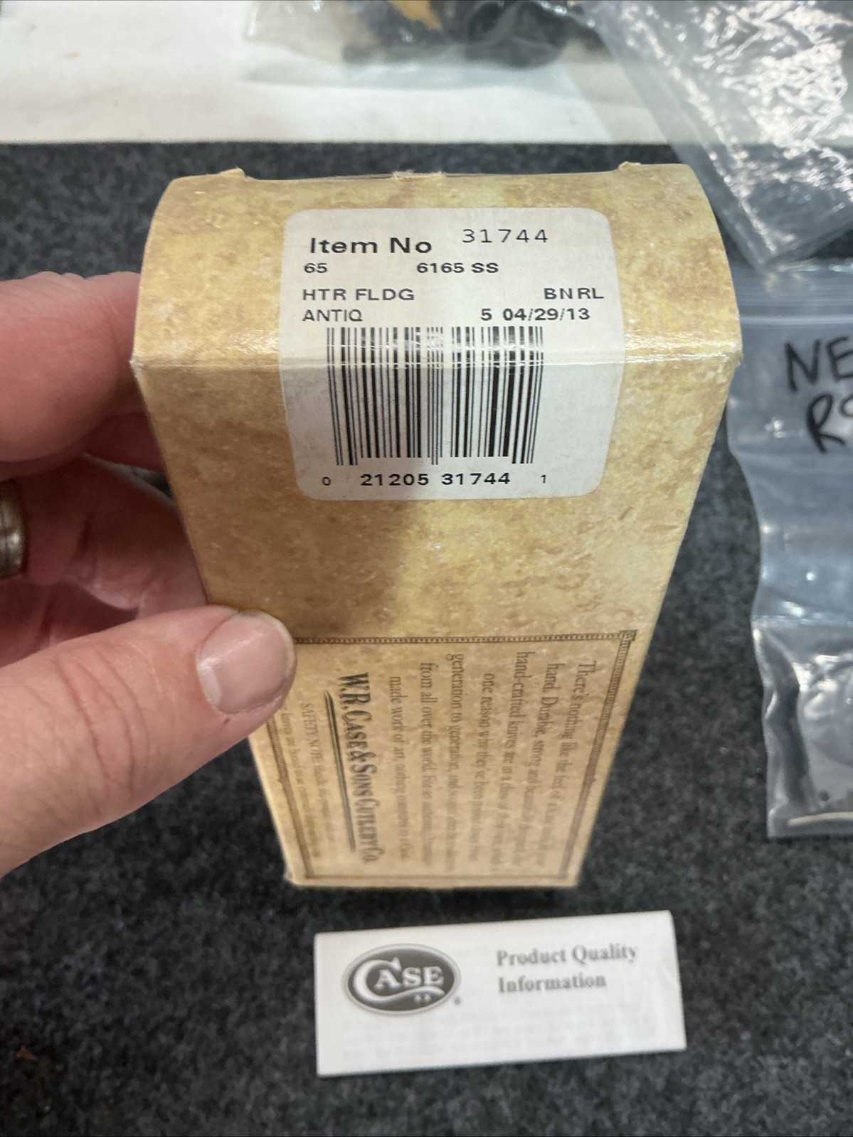 CASE XX BROWN leather sheath folding hunter 6265 5265 6165 5165 “Brand New”