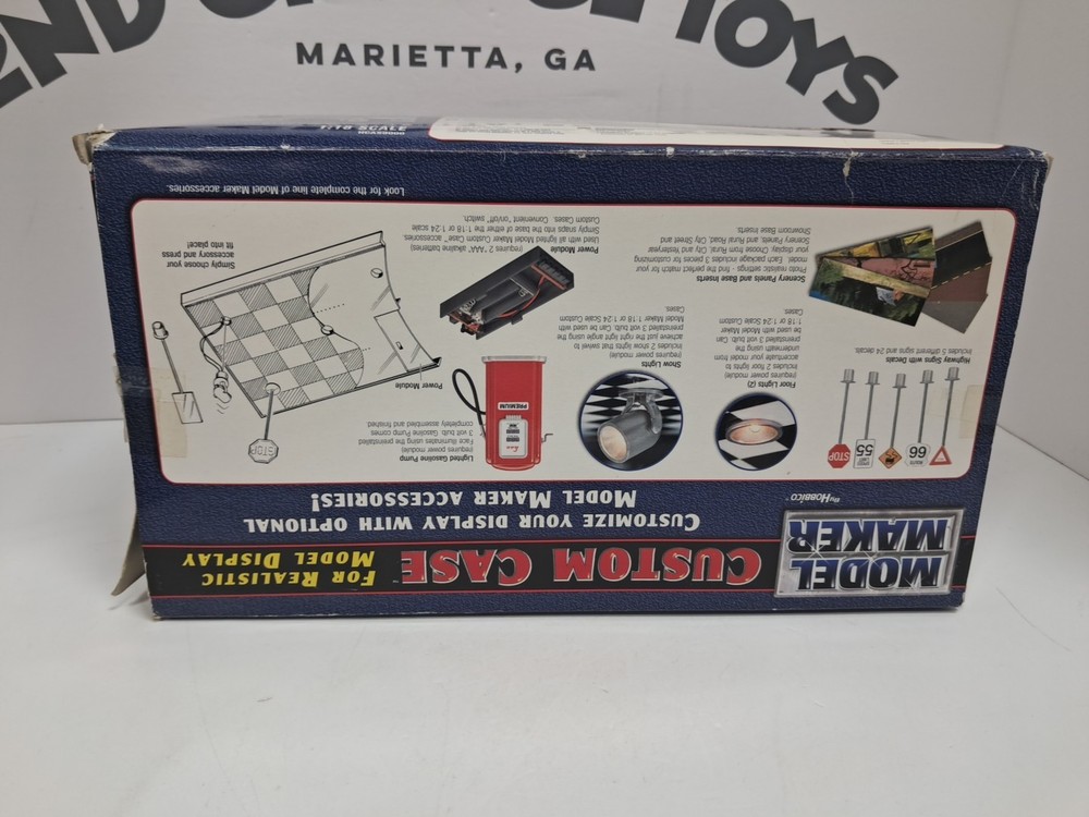 Model Maker Custom Case 1/18 scale Acrylic Model Display