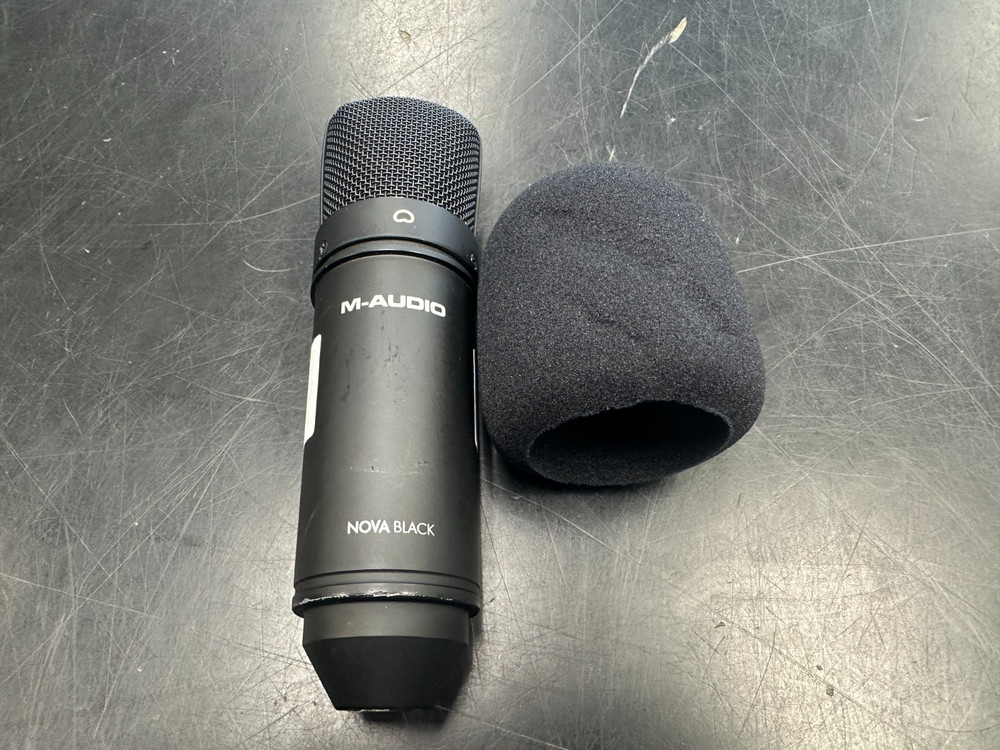 M Audio Nova Black Condensor Microphone W Sock