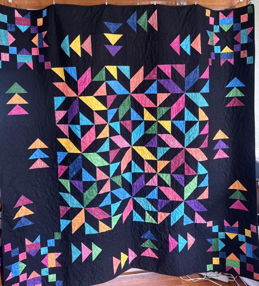 Handmade Full Size going places Pattern Quilt