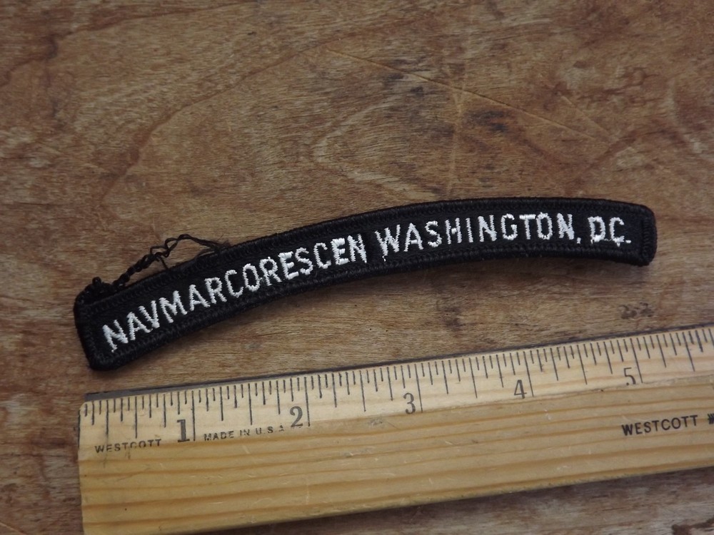 Navy NAVMARCORESCEN WASHINGTON, DC. Tab - INV# C1317