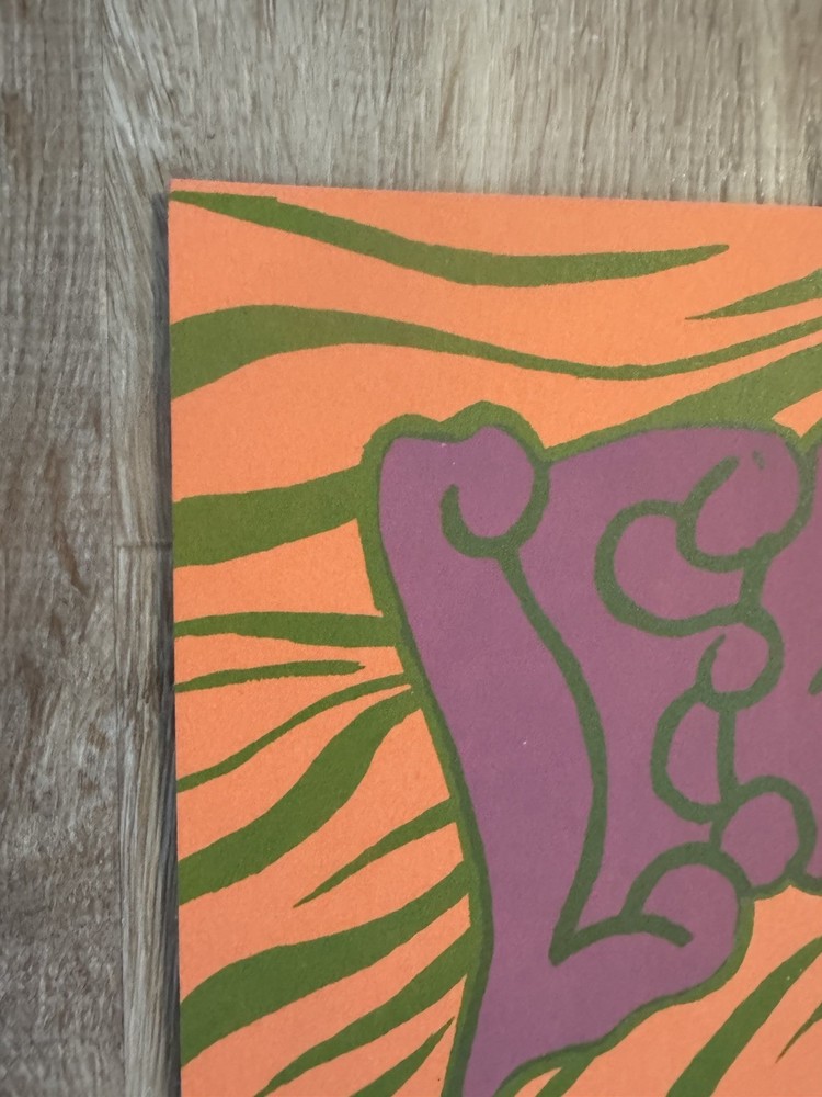 Learning Process at Intersection San Francisco Psychedelic Poster 1960s