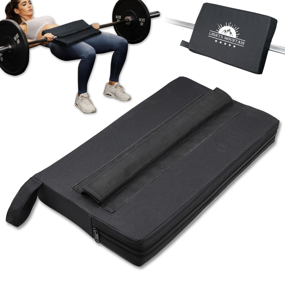 Square Hip Thrust Pad Protective Extra Thick foam pad for Barbell Weightlifting
