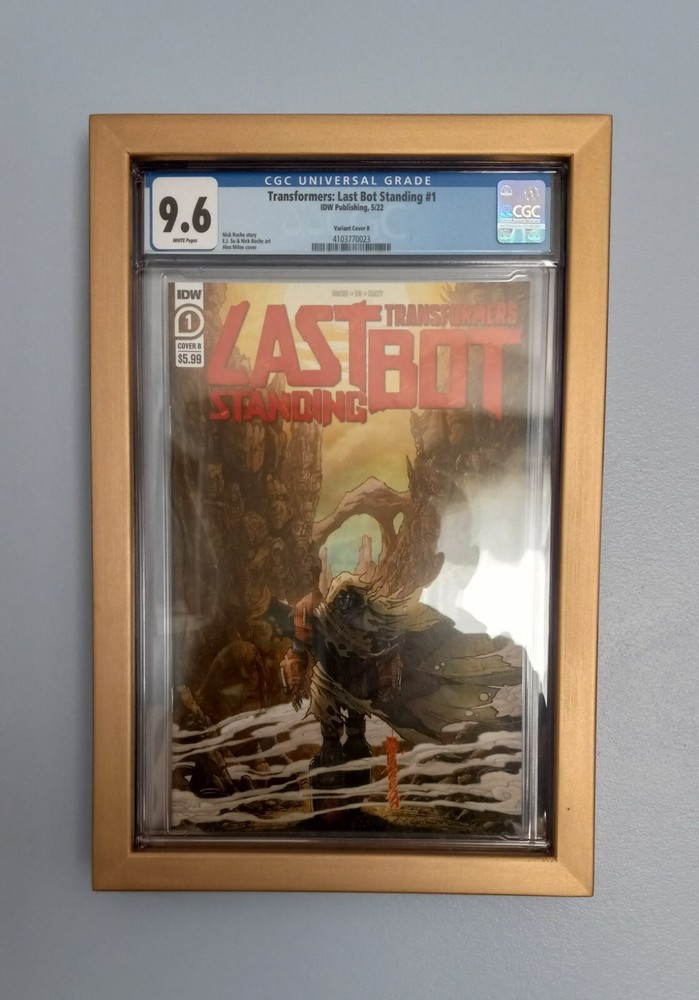 CGC GRADED WALL MOUNT COMIC BOOK FRAMES (SOLID WOOD)