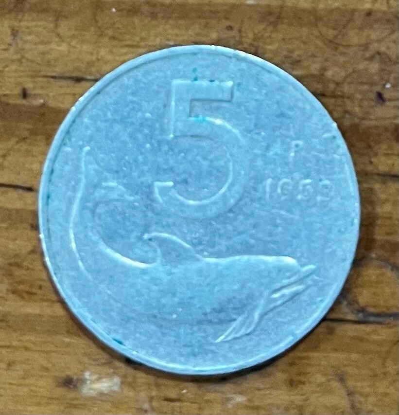 1953-R Italy 5 Lire