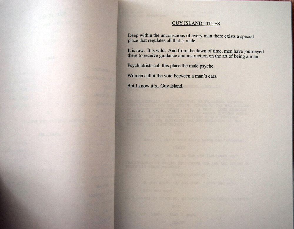 1997 Original Guy Island (The Boxer Rebellion) Final Draft Script