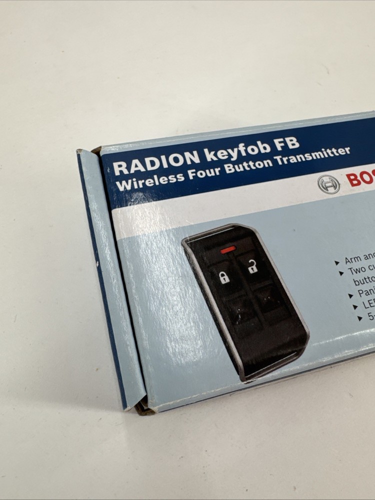 NEW Bosch RFKF-FB-A RADION Keyfob FB Wireless 4-Button Transmitter