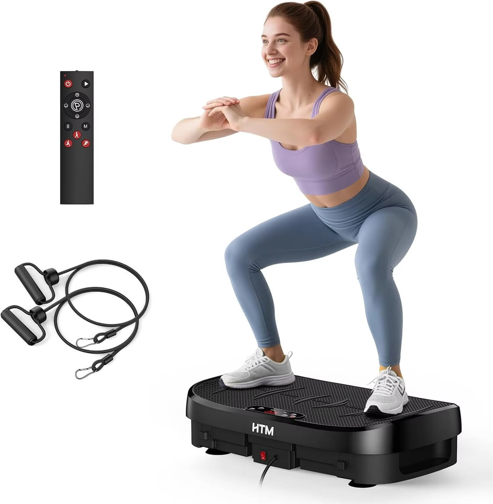 Vibration Plate Exercise Machine Power Vibrating Plate For Lymphatic Drainage