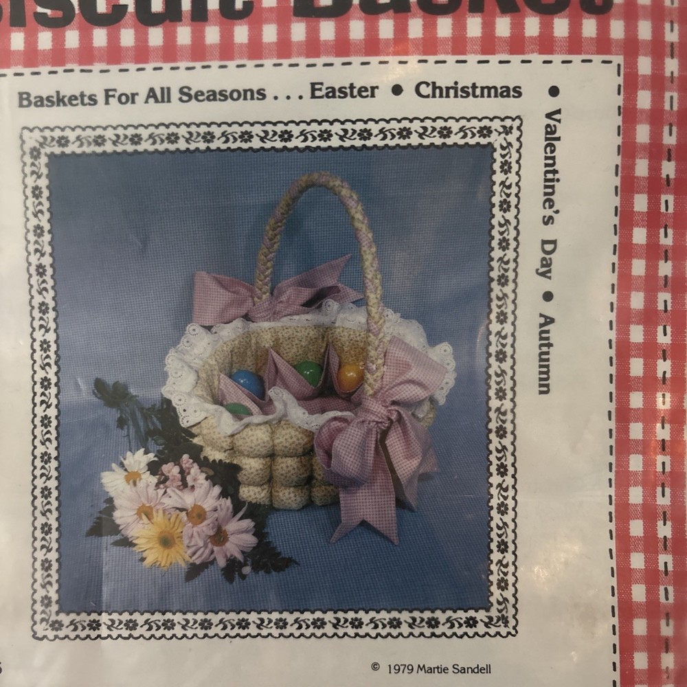 Patchwork Biscuit Basket Pattern for All Seasons By Creative Makings By Martie