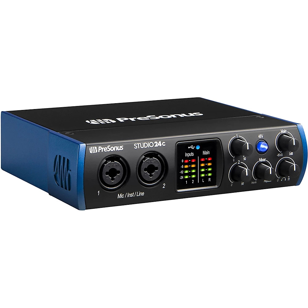 PreSonus STUDIO 24C USB-C 2x2 audio/MIDI interface