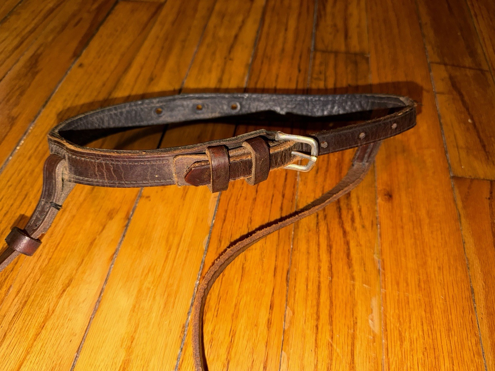 Leather Horse Head Gear and Leather/Nylon Reins