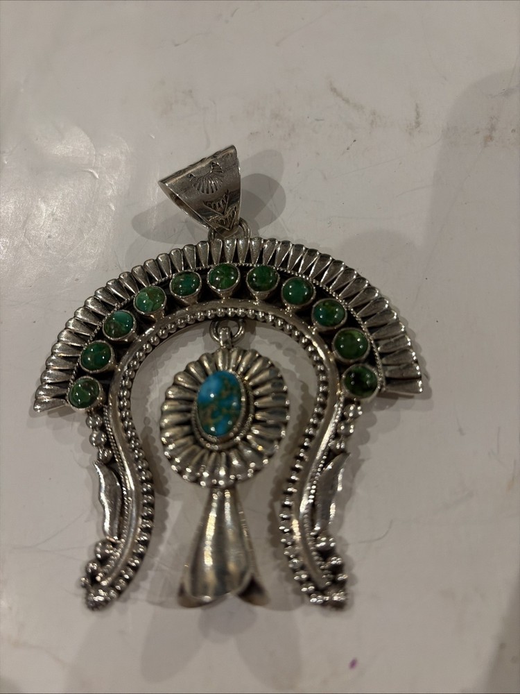 Native American Pendant Sterling