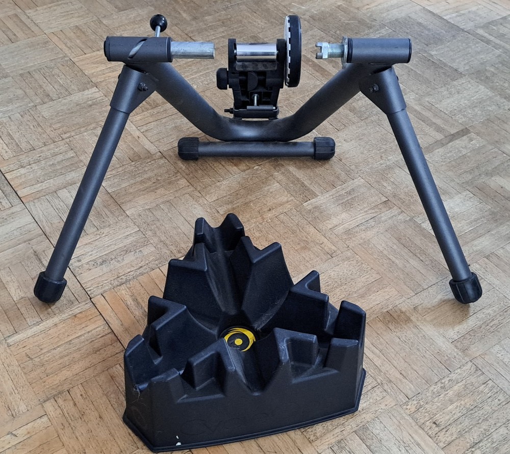 Cycle Ops Foldable Bike Trainer with Block Riser