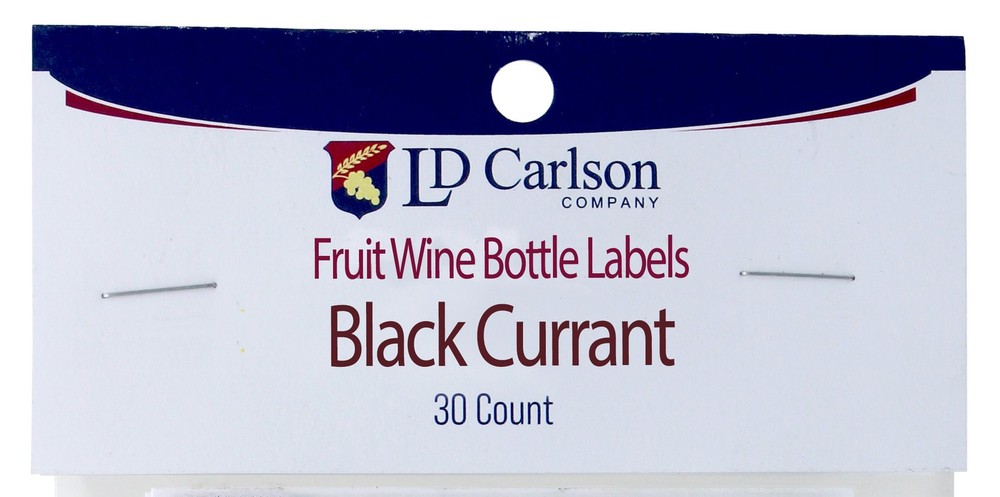 Black Currant Fruit wine Labels 30/Pack Fruit Labels Collection