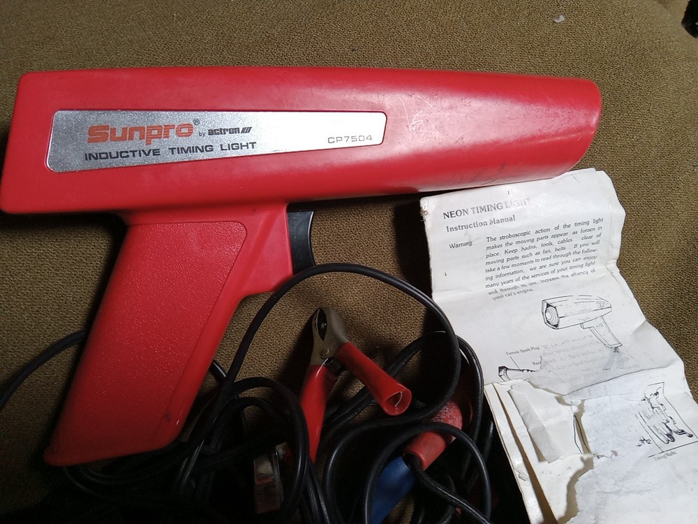 Neon Timing Light, Sunpro, US Made ModCP7504 Actron