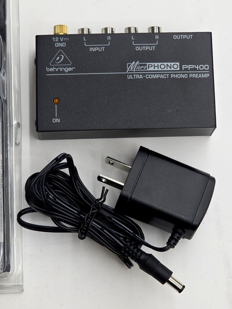 Behringer MicroPhono PP400 Phono PreAmp *Good Condition*