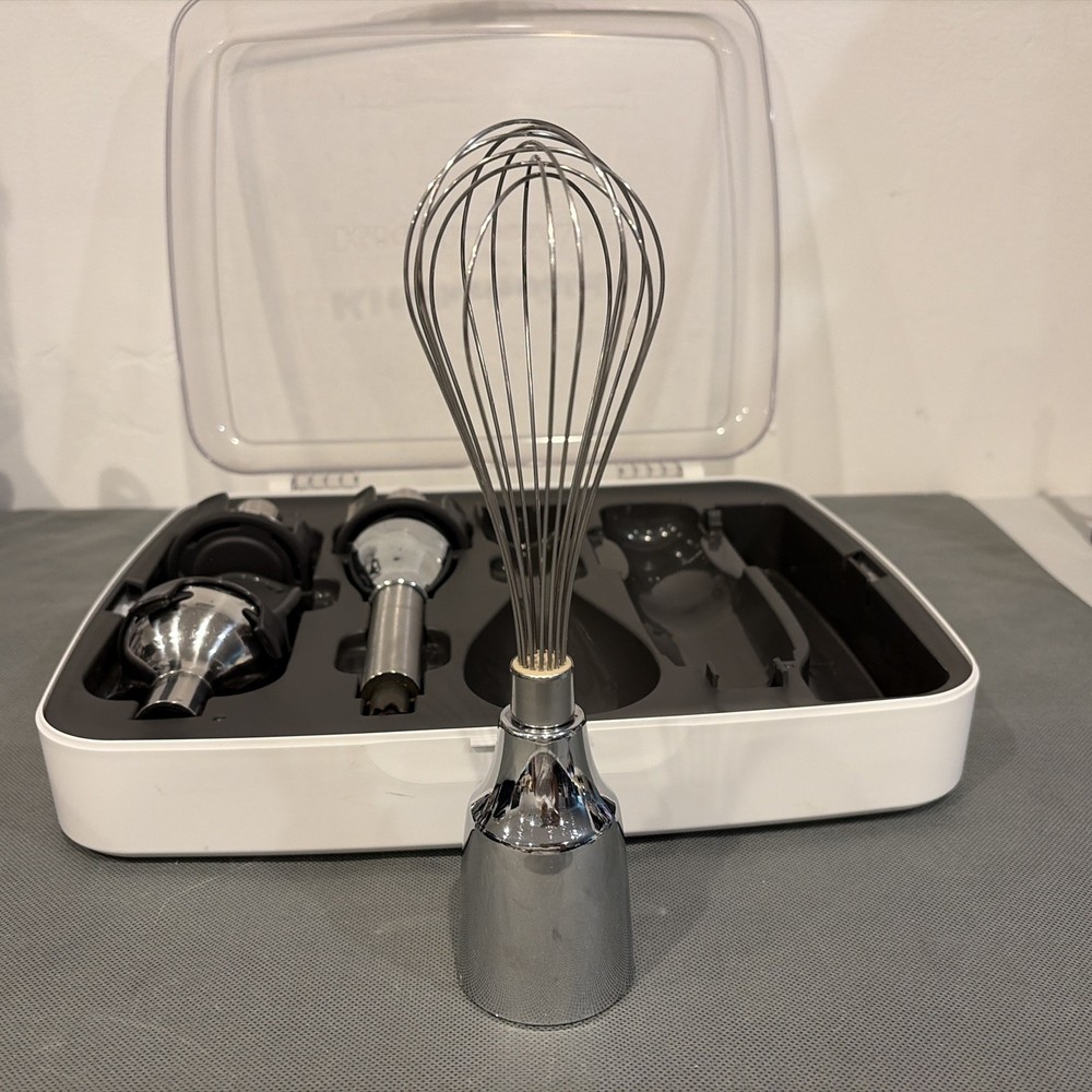 KitchenAid KHB2561 5-Speed Immersion Hand Blender Attachments & Case Tested Work