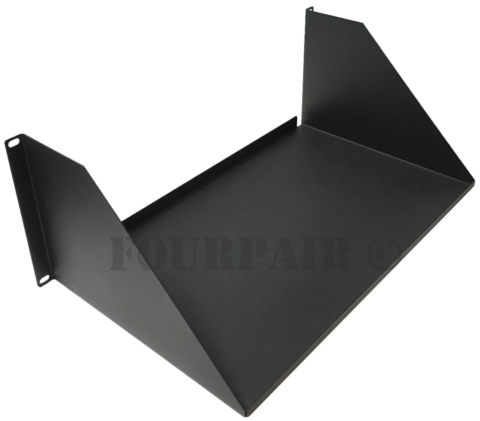 Heavy Duty Cantilever Network Rack Mount Steel Server Shelf - 19" 4U 10" Deep