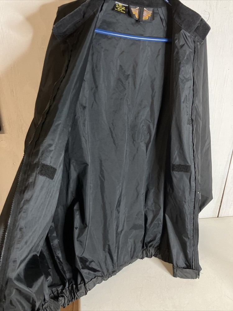 Authentic￼ Harley Davidson PVC Rain Suit Extra Large Jacket XL