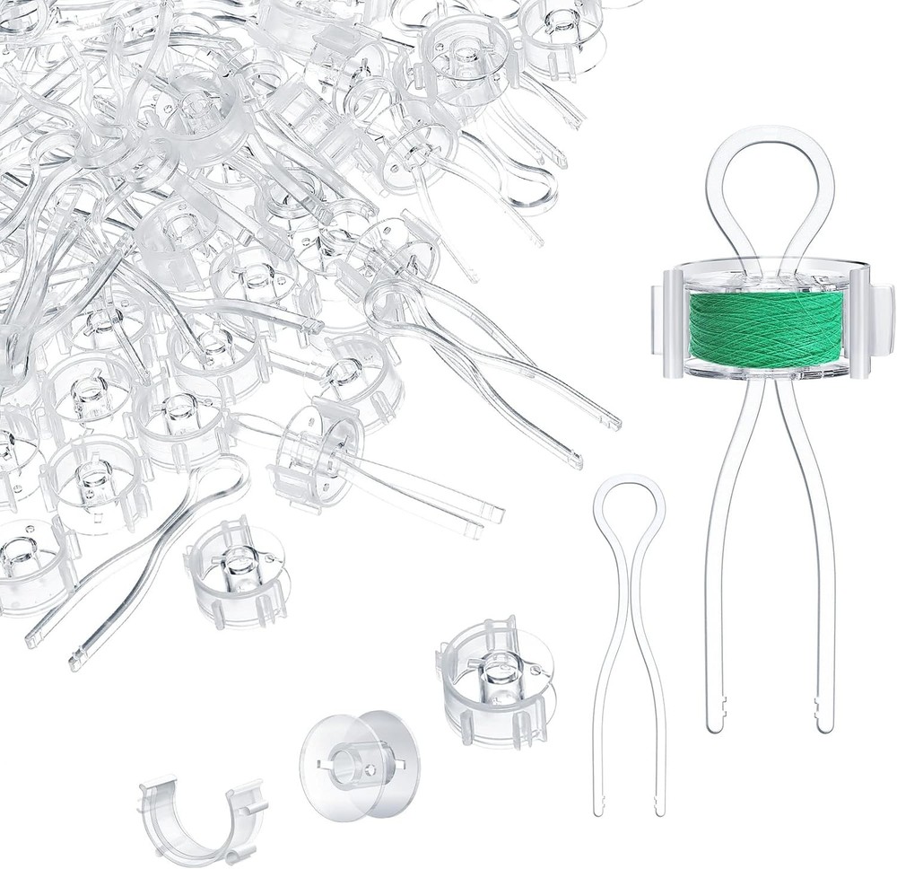 90 Pcs Bobbin Thread Holder Set Sewing Spool Organizer Kit