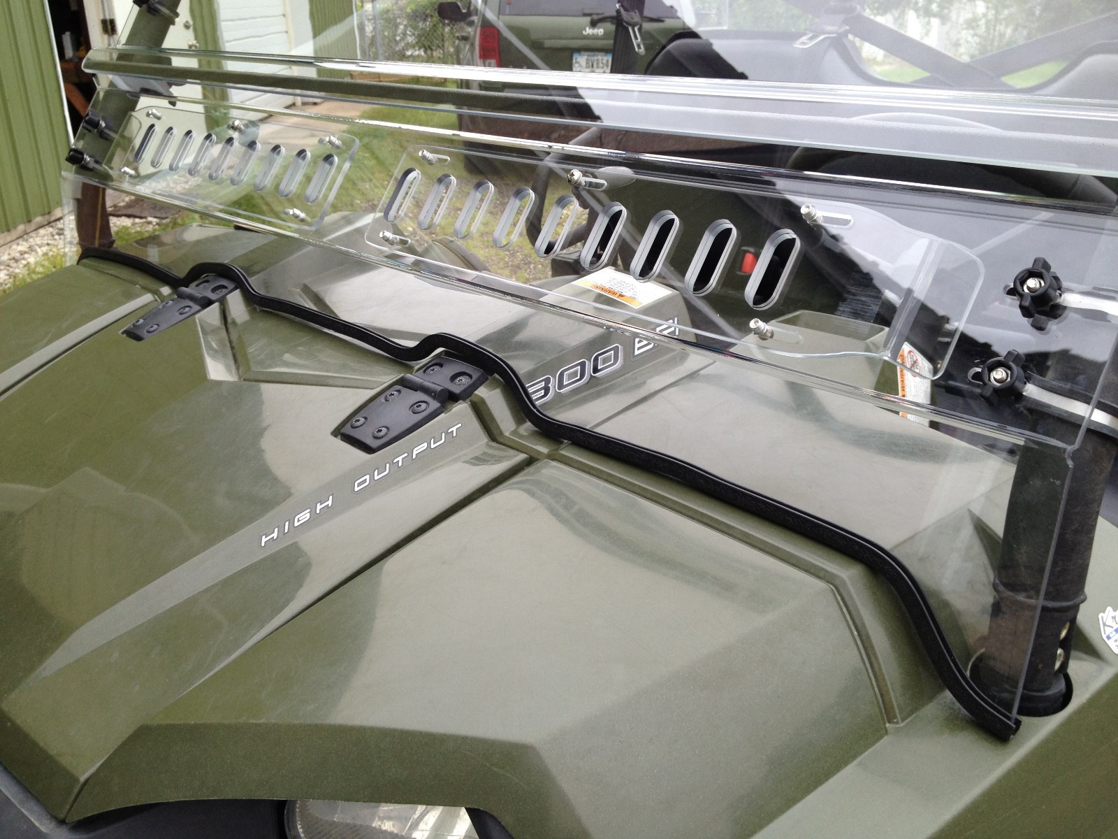 POLARIS RANGER 800 FULL SIZE ROUND CAGE 2009-2014 MAX-FLO VENTED WINDSHIELD SALE