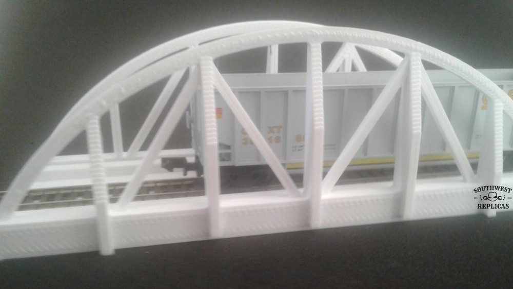 SW Replicas 110-1014 N Scale: ARCH BRIDGE KIT - WHITE - NEW