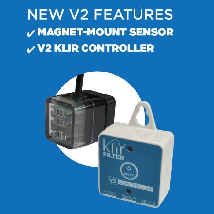 Klir V2 Fleece Roller Filter DI-4-V2 (4" Filter Sock) - Klir
