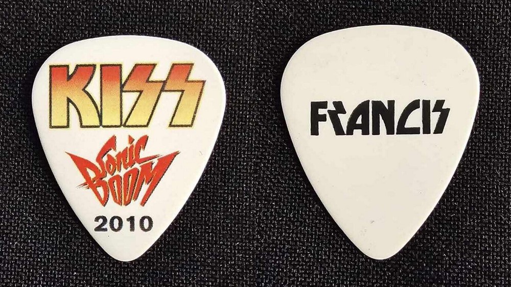 2010 KISS Paul Stanley Tech Francis Sonic Boom Guitar Pick