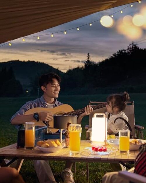 Solar Camping Lantern, Rechargeable Battery Powered Camping Light 1 Pack