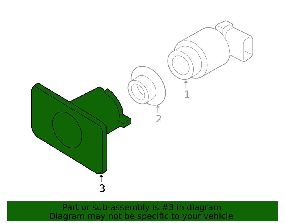 Genuine Audi Mount Bracket 4M8-919-262-A