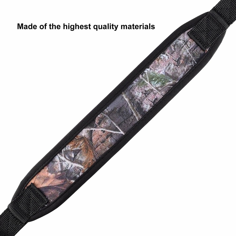 Two Point Rifle Sling Gun Sling Strap Adjustable Durable Shoulder Strap Pad