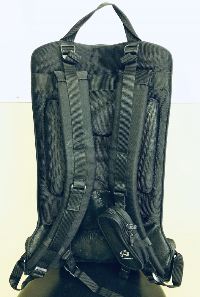 ERGO Megalopolis Aero Hardshell Motorcycle Backpack Spine Protector- Silver
