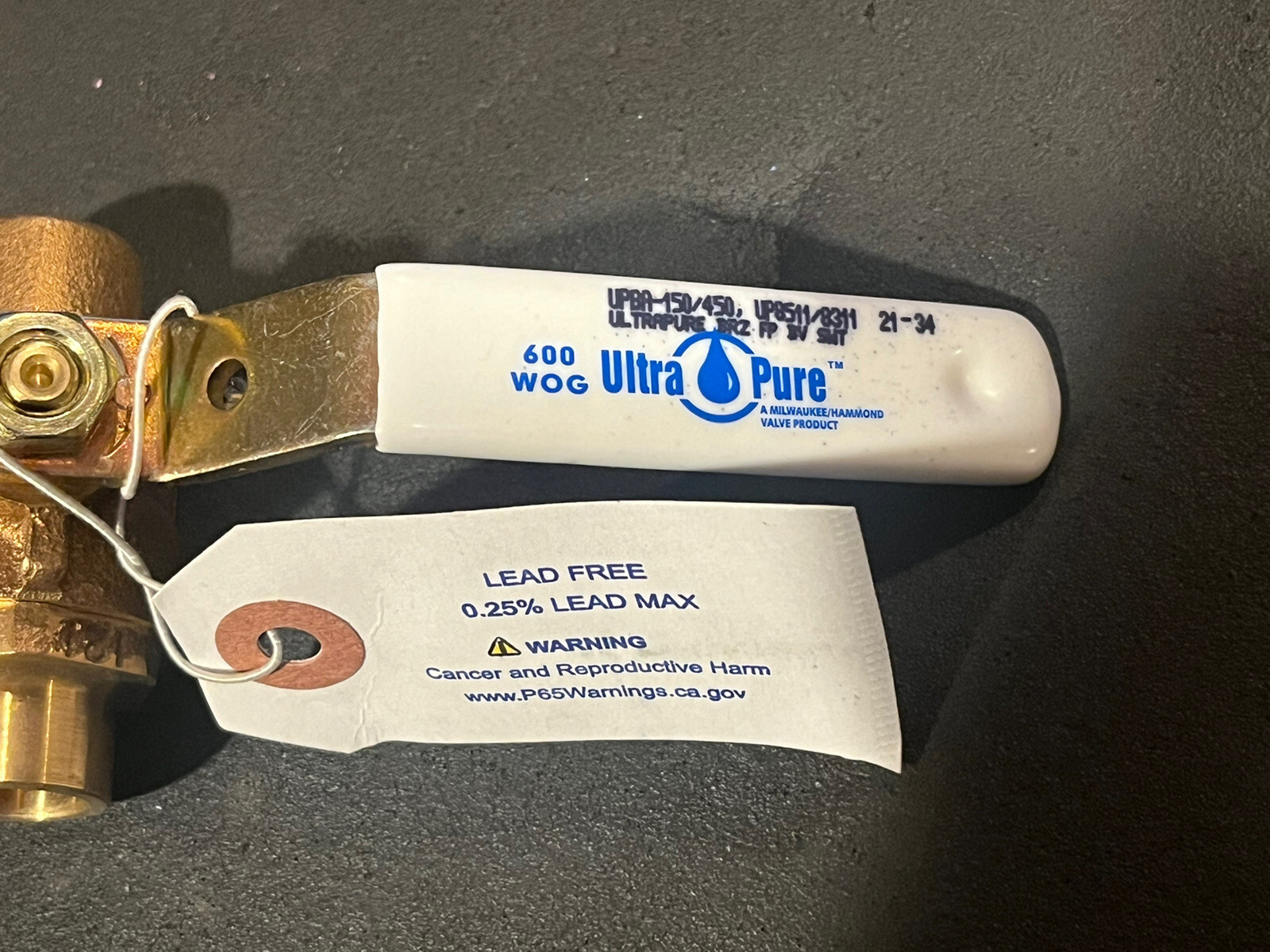 Box 10) 1/2" Full-Port Lead Free Bronze Ball Valves 600 WOG, Solder, MADE IN USA