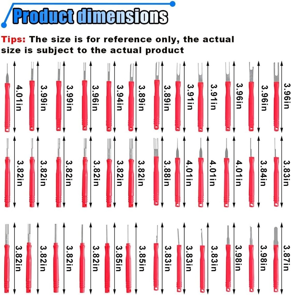 36PCS , Wire Connector Pin Extraction Tool, Electrical Pin Removal Tool Set, ...