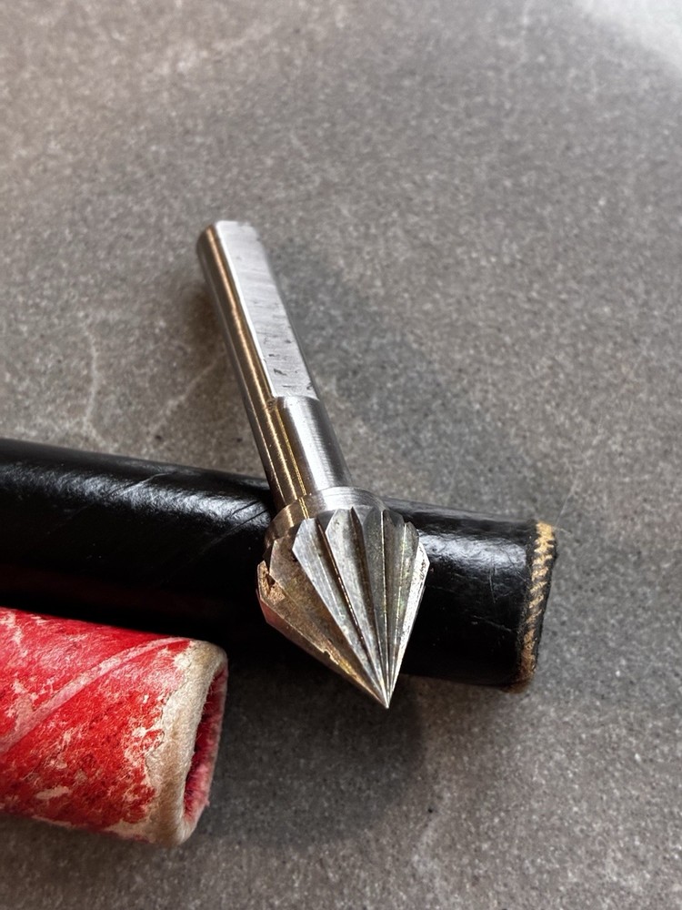 1/2" Conical Multi-fluted Brace Style COUNTERSINK Bit & square Shank