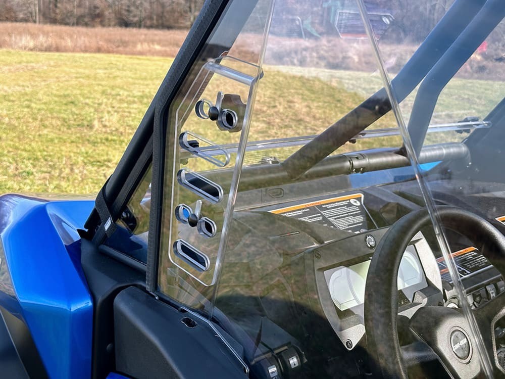 Spike Can-Am Commander Venting Poly Upper Doors Kit / Clear Scratch Resistant