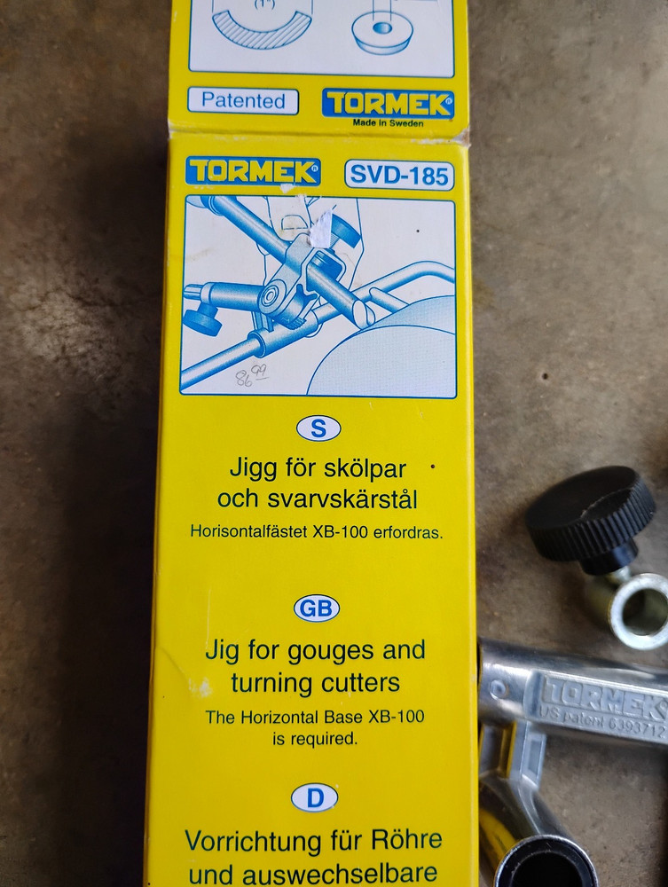 TORMEK SVD-185 Jig For Gouges And Turning Cutters– Woodturning Gouge Sharpening