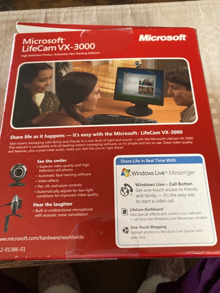 new in box Microsoft Lifecam VX - 3000