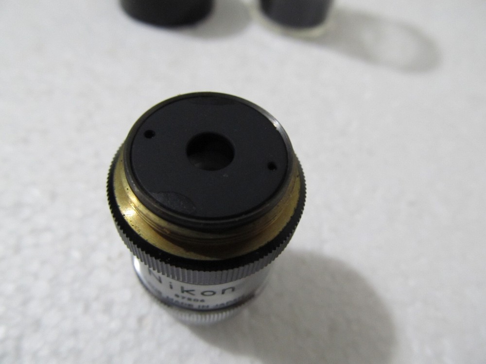 Nikon U20 0.33 Microscope Objective Japan 20.2mm OD Threads
