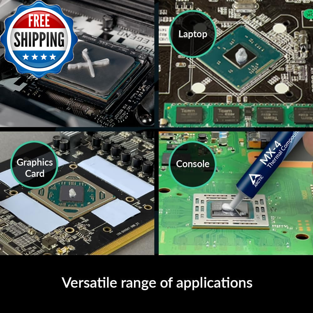 MX-4 (Incl Spatula 4 G) Premium Performance Thermal Paste for All Processors...