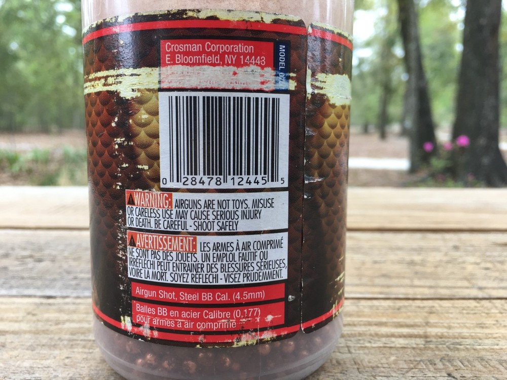 Crosman Copperhead BB's - 6000 count, opened