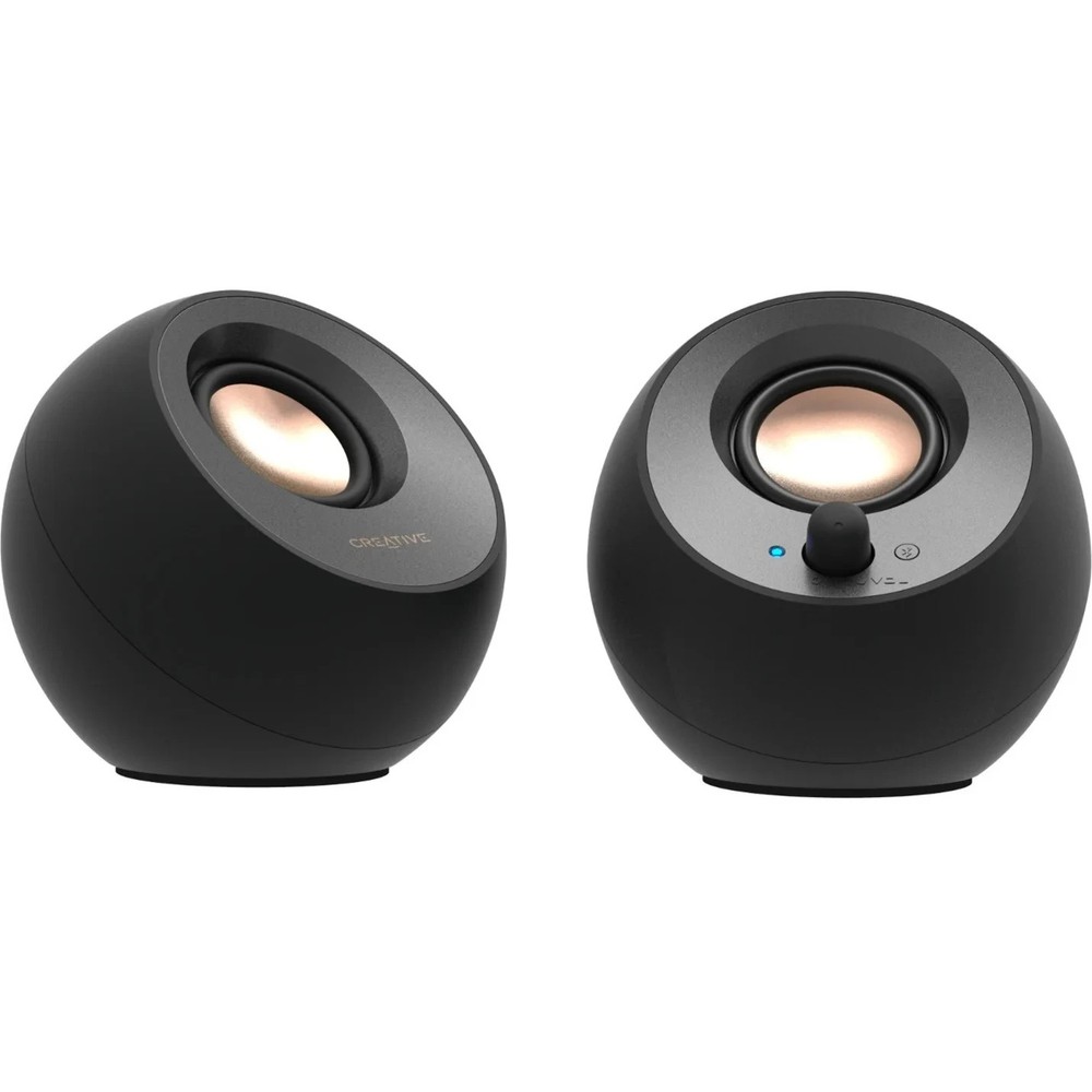 Creative Pebble V3 2.0 Bluetooth Speaker System, 8 W RMS, Black (Open Box)