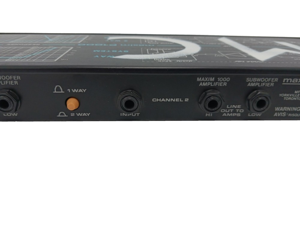 Elite Maxım P1000 Sound Processor/Crossover Processing System - WORKS