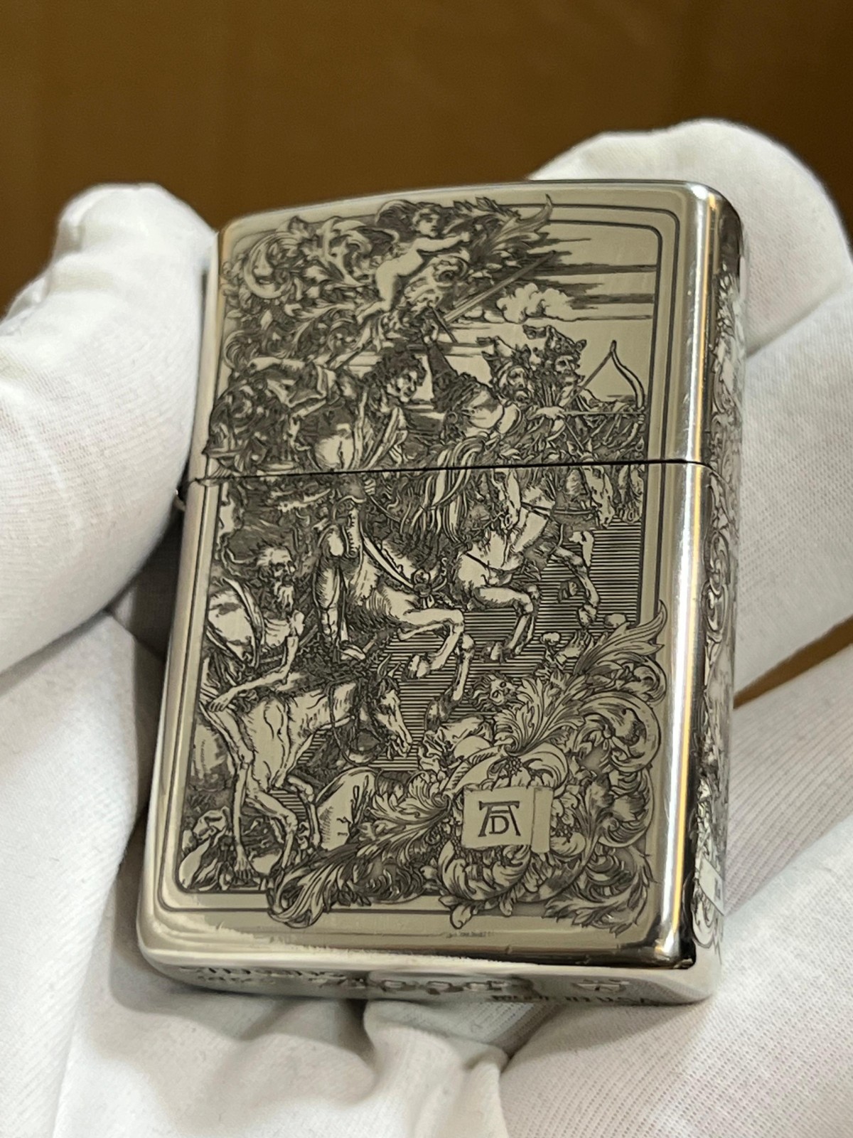 Zippo Lighter HORSEMEN OF THE APOCALYPSE SILVER + New Box