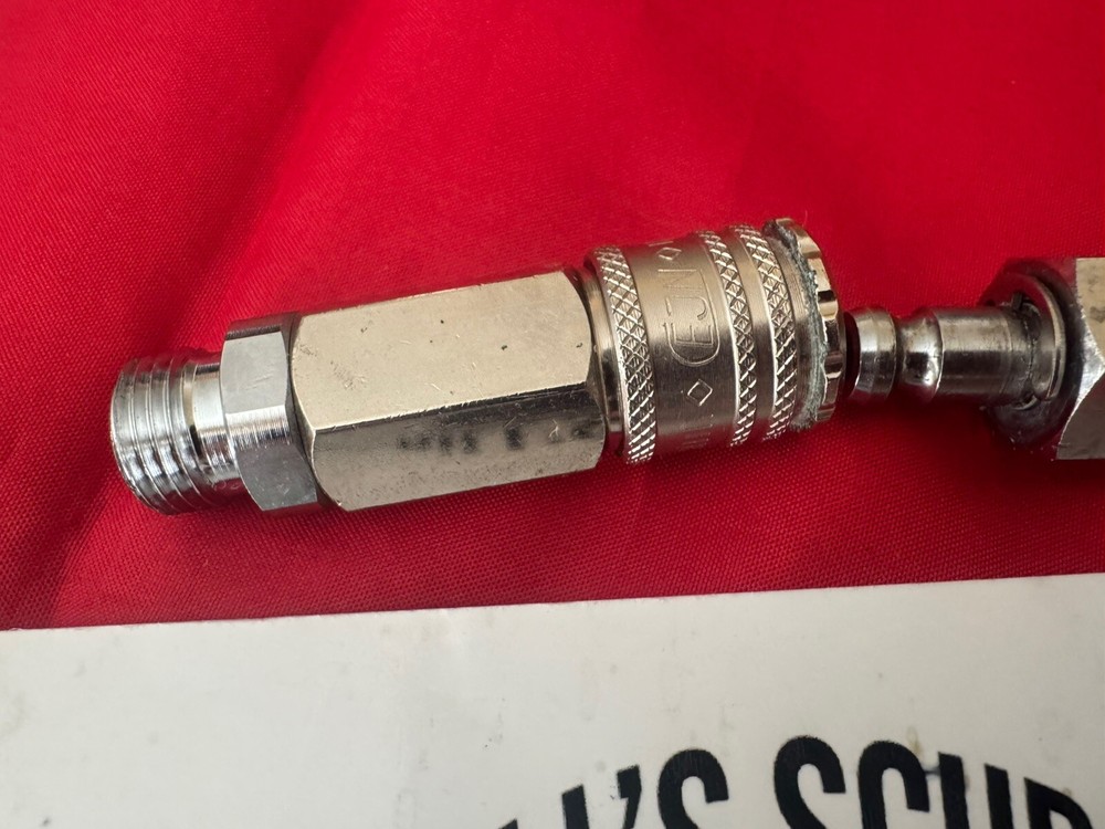 SCUBA REGULATOR SECOND STAGE QUICK RELEASE ATTACHMENT WAY COOL!